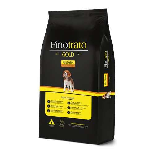 Alimento Finotrato Gold Perro Adulto Mediano 15kg Con Regalo