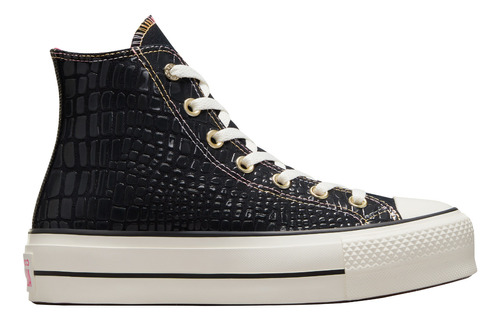 Tenis Mujer Converse Plataforma All Star Lift High Glazed Ne