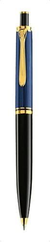 Pelikan Souveran Boligrafo K-400 Negro/azul Tinta Negro Exterior Azul Marino