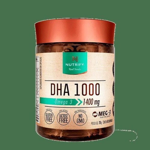Omega 3 Dha 1000 Ultra Concentrado Nutrify 60 Cps - Original