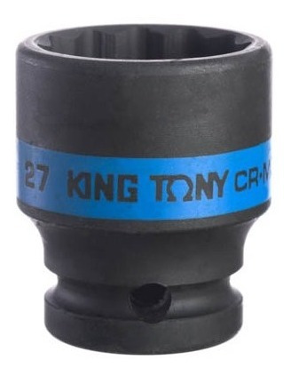 Soquete De Impacto Estriado  27mm - 1/2  - 453027m King Tony