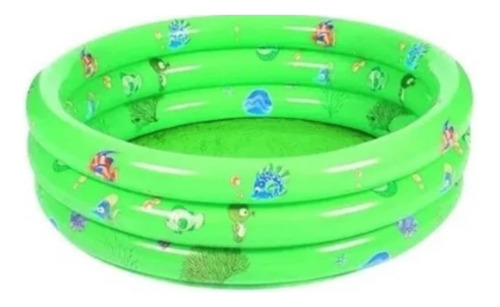 Piscina Inflable Plástico Bebe 3 Anillos 100 Cms Verano