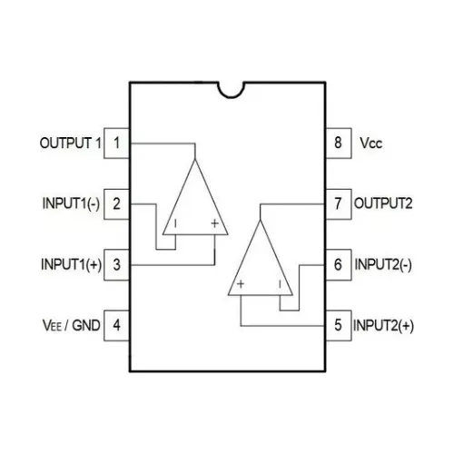 Amplificador Operacional Lm358p Lm358 Arduino X 5 Unidades