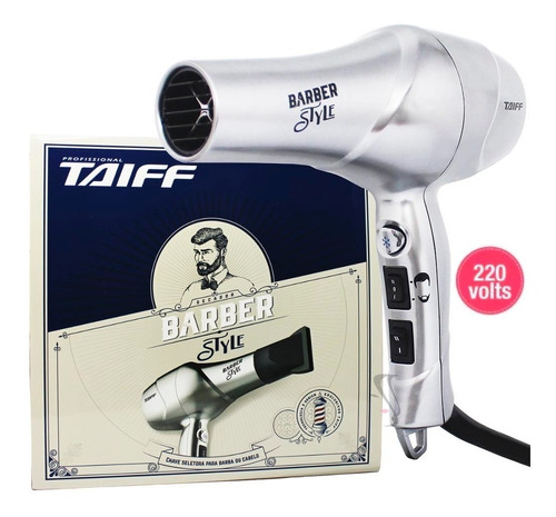 Secador Taiff Barber Style Cabelo E Barba 1700w 220v