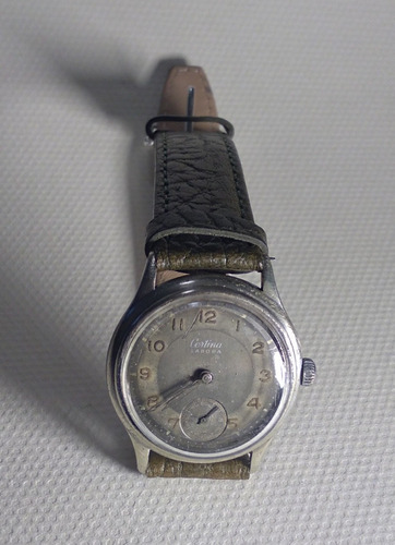 Antiguo Reloj Certina Militar Años 40 Funcionando (Usado)