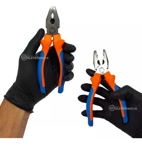 Alicate Universal Aço Carbono Polido 6' Antiderrapante