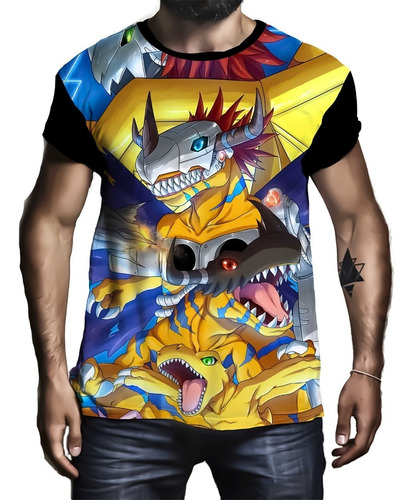 Camiseta Camisa Personalizada Anime Digimon Desenho Geek 2