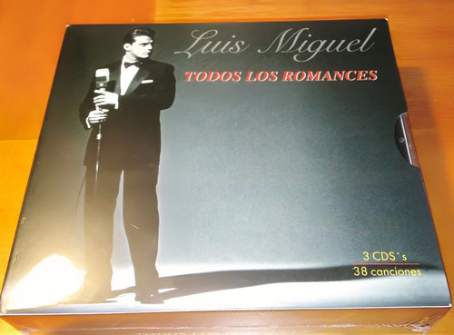 Cd - Luis Miguel - Todos Los Romances - 3 Discos Romances