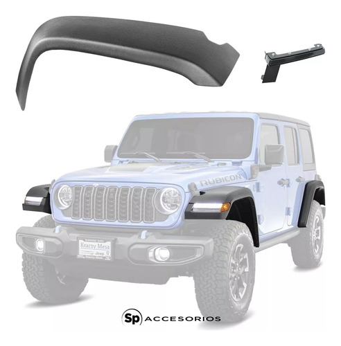 Kit Cantoneras Salpicadera Led Wrangler Jl 2019-24 Genericas