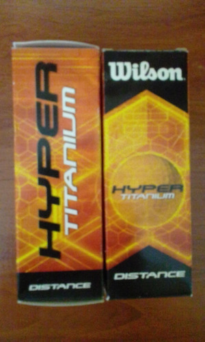 Imagen 2 de 3 de Wilson Hyper Titanium #2 Pelotas De Golf 3 X Caja