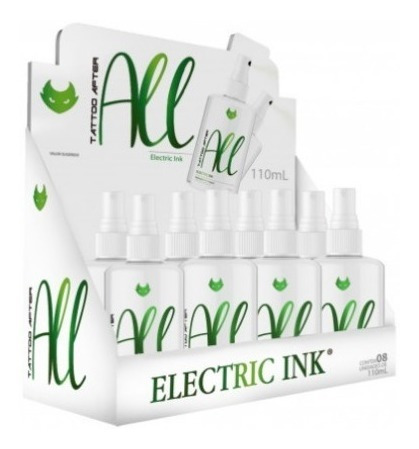 Imagem 1 de 1 de Kit Electric Ink Tattoo After All Pós Tatuagem 110ml - 8 Un