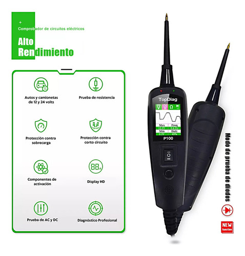 Probador De Circuito Sonda De Potencia Diagnostic Automotive