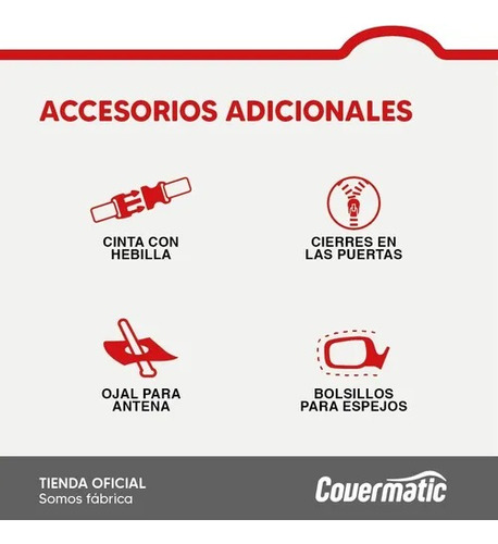 Funda Cubre Autos A Medida Con Cinta De Ajuste