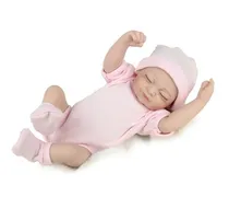 Comprar Bebe Reborn Silicona De Vinilo 27 Cm Baby Recién Nacida