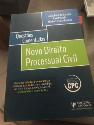 Questões Comentadas Novo Direito Processual Civil - Macedo