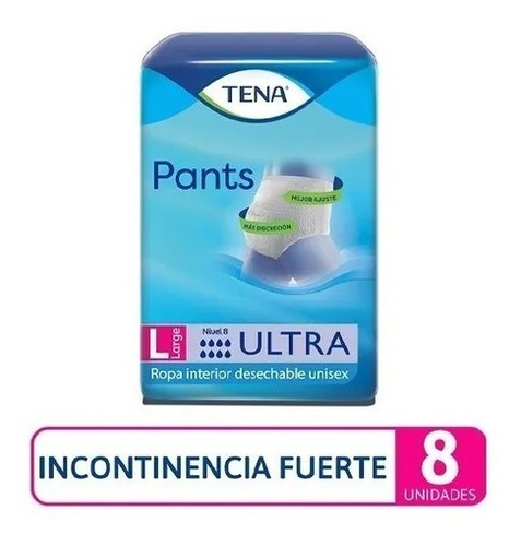  Tena Ultra Ropa Int. L Grande 24 Un. Unisex P/adultos  +