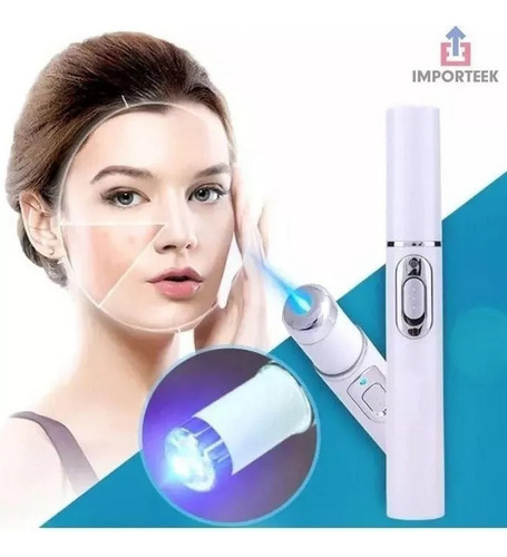 Caneta Laser Luz Azul Acne Terapia Cicatriz Portátil Tipo de pele Todo tipo de pele