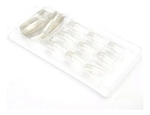 24pcs 12 Tamaos Diferentes De Plata Slitter Square Patch F