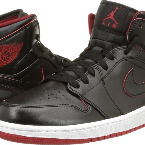 Nike Air Jordan 1 Retro Hight Black/red-white 46