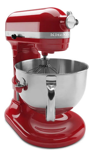 Kitchenaid Batidora Profesional 600 Tazón Elevable, 5.7 L. Rojo 60 Hz (Usado)
