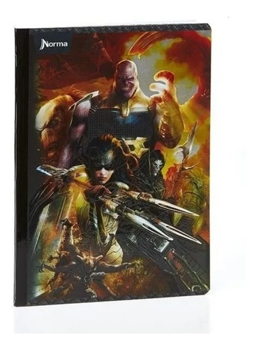 Cuaderno Norma Avengers Cuadriculado 100 Hojas