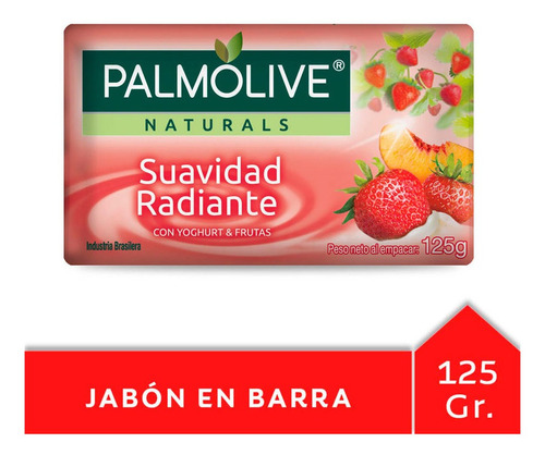 Palmolive Jabon Suavidad Radiante Yoghurt Y Frutas X 125 Gr