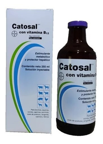 Catosal B12 De 250ml, Cerdos, Vacas, Borregos, Perros.