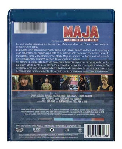 Maja Una Princesa Auténtica Zandra Andersson Blu-ray
