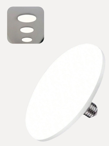 10pz 30w Lámpara Techo Led Ahorro Energético Luz Fria 6500k