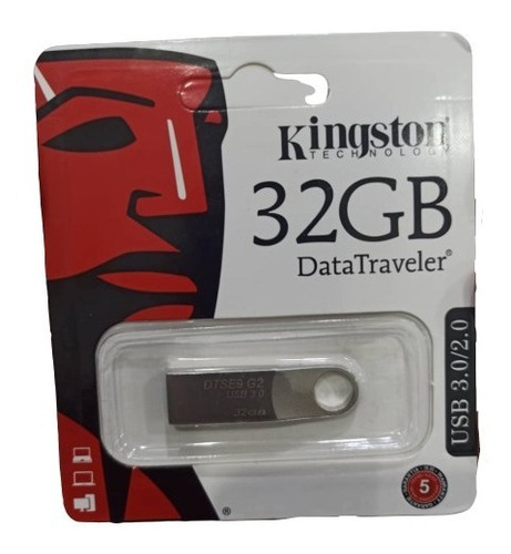 Pen Drive 32 Gb Usb 2,0 (estilo Llavero Metal)