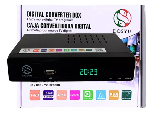 Decodificador Convertidor Digital Tv Análoga 1080p Hd 2pzs