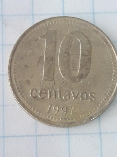 Moneda De 10 Centavos De 1992