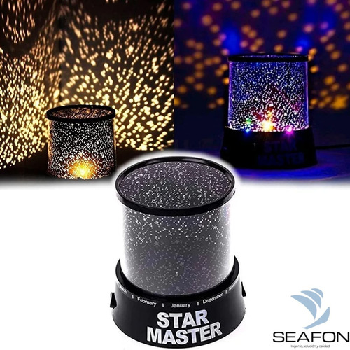 Lampara Led Colores Proyector De Estrellas Luz De Estrellas