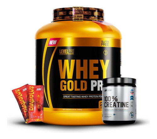 Whey Gold Pro 6.6lb Cookies+creatina Universe Nutrition 250g Sin Sabor