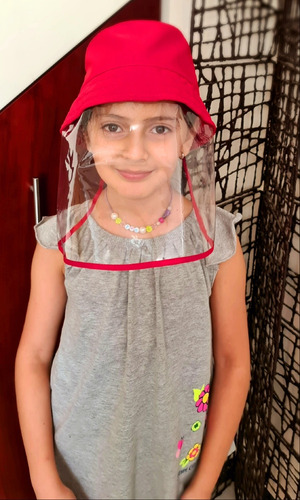 Gorro Con Proteccion Facial Para Niños Mascarilla Tipo N95