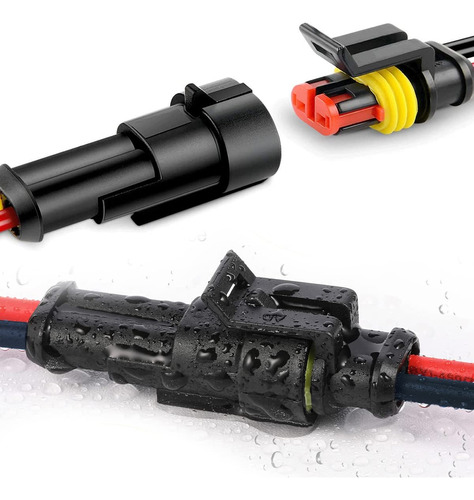 Redgoose Kit 5 Conector Terminal Cable Electrico Impermeable