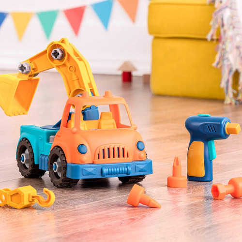 Battat- Wonder Wheels- Take-apart Crane Truck - Guindaste...