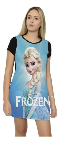 Vestido Frozen Elsa Adulto E Infantil