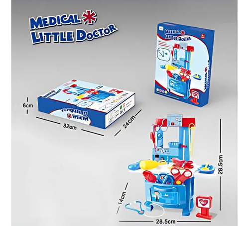 Juguete Estacion Medico Niños Doctor Operacion Enfermero