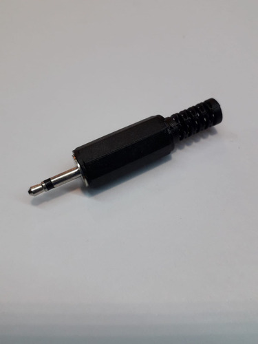 Plug Audio 2.5mm Mono Plastico Con Colita Flex