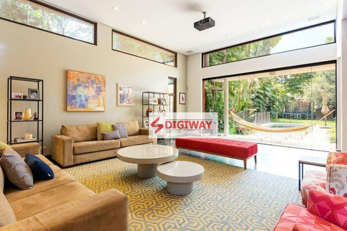 Imagem 2 de 25 de Casa Com 4 Dormitórios À Venda, 900 M² Por R$ 6.000.000,00 - Alto De Pinheiros - São Paulo/sp - Ca0378