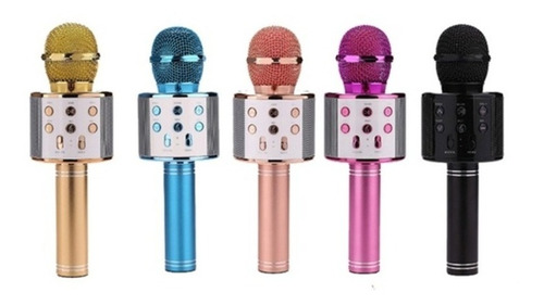 Microfono Karaoke Bluetooth Inalambrico Parlante Usb 