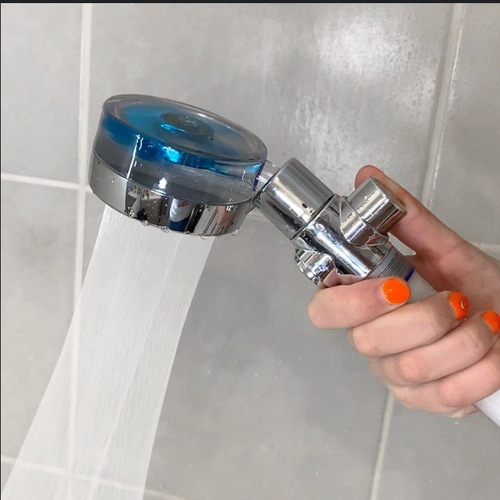 Imagen 4 de 8 de Ducha Turbina Helice Premium Ahorro Agua Limpia Alta Presión