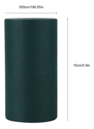 Imagen 4 de 10 de Cinta Autoadhesiva Para Césped, 15 X 500 Cm, Color Verde