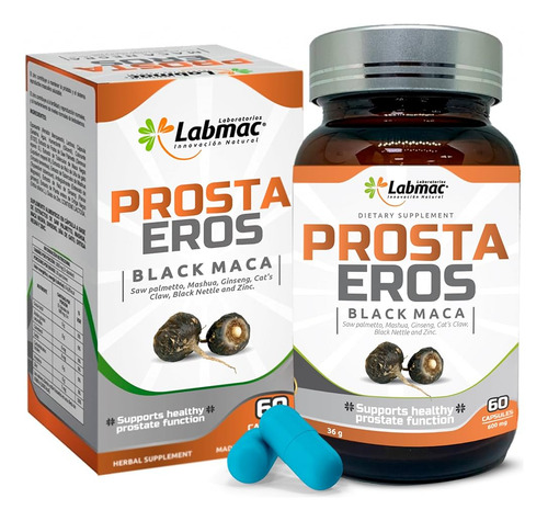 Prosta Eros Con Maca Negra Y Saw Palmetto X 60 Cápsulas