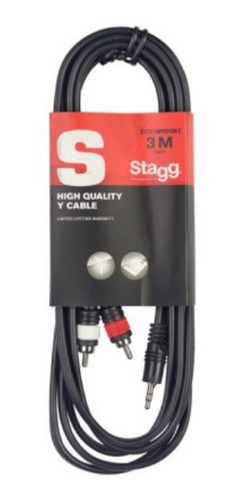 Stagg Syc3mpsb2cm Cable Rca - Miniplug 3mts Audio 