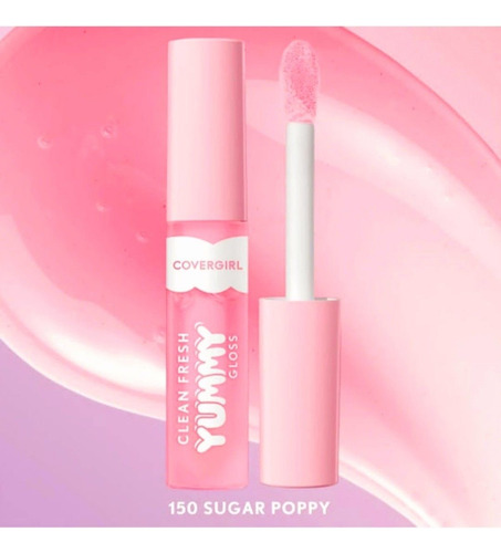 Brillo Labio Covergirl Clean Fresh Yummy Gloss Labial Vegano 150 Sugar Poppy