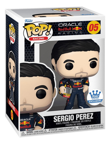 Funko Pop! Checo Perez Con Casco Edicion Especial Formula 1
