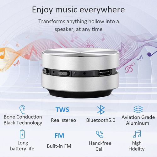 .. Bocina De Conducción Ósea Con Vibración Bluetooth Audio E