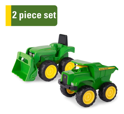 Set De Vehículos De Juguete John Deere, Camión Volquete Y Tr